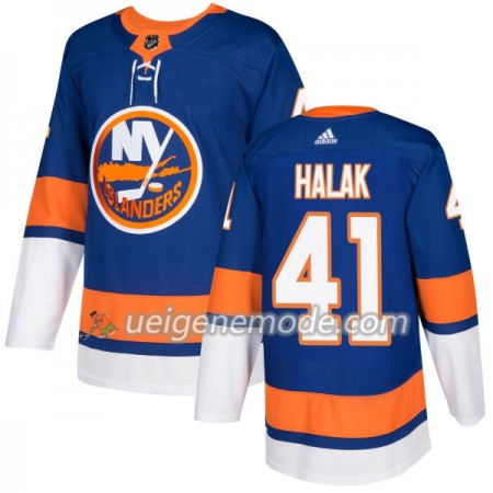 Herren Eishockey New York Islanders Trikot Jaroslav Halak 41 Adidas 2017-2018 Royal Authentic